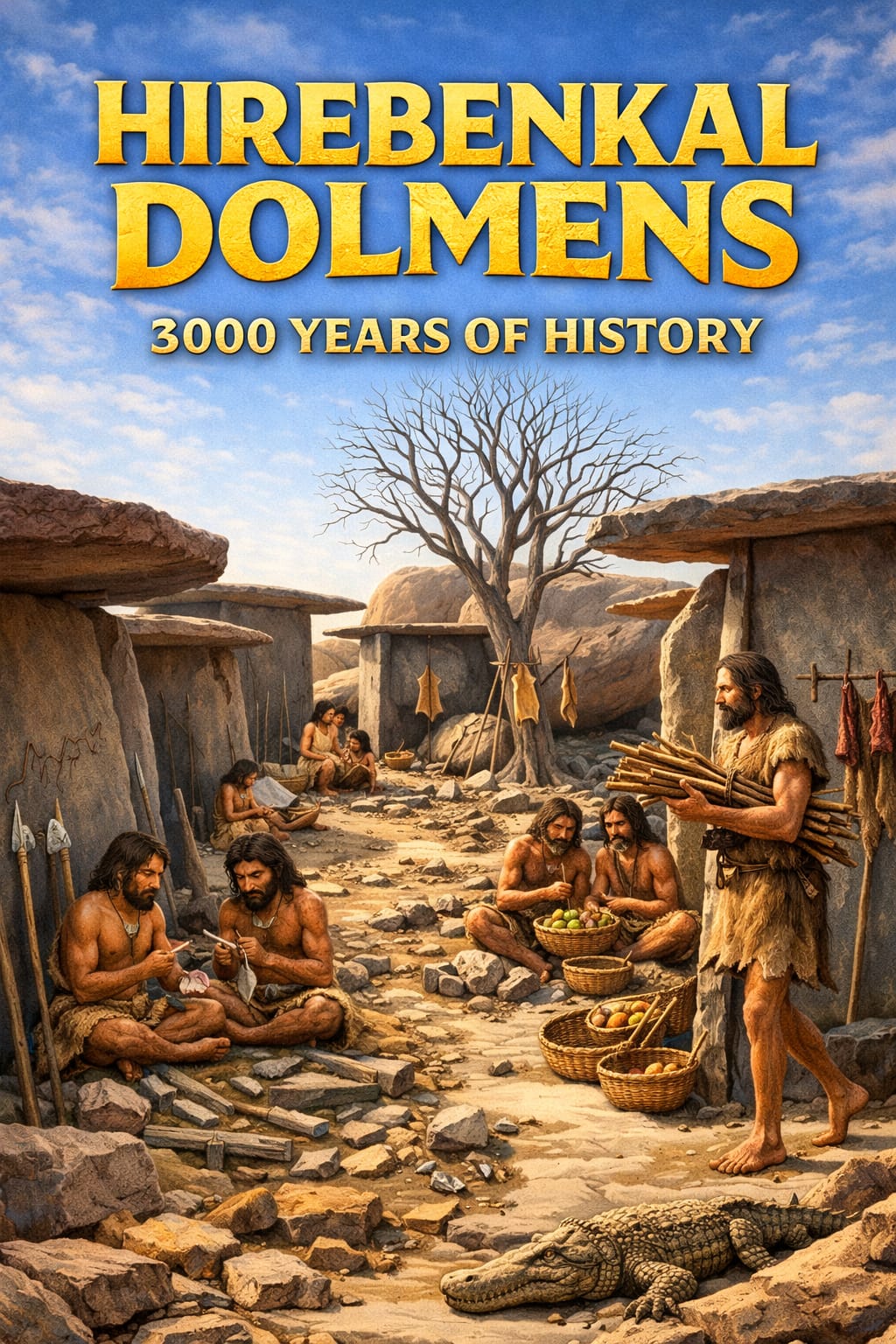 Hirebenkal Megalithic Dolmens prehistoric Karnataka