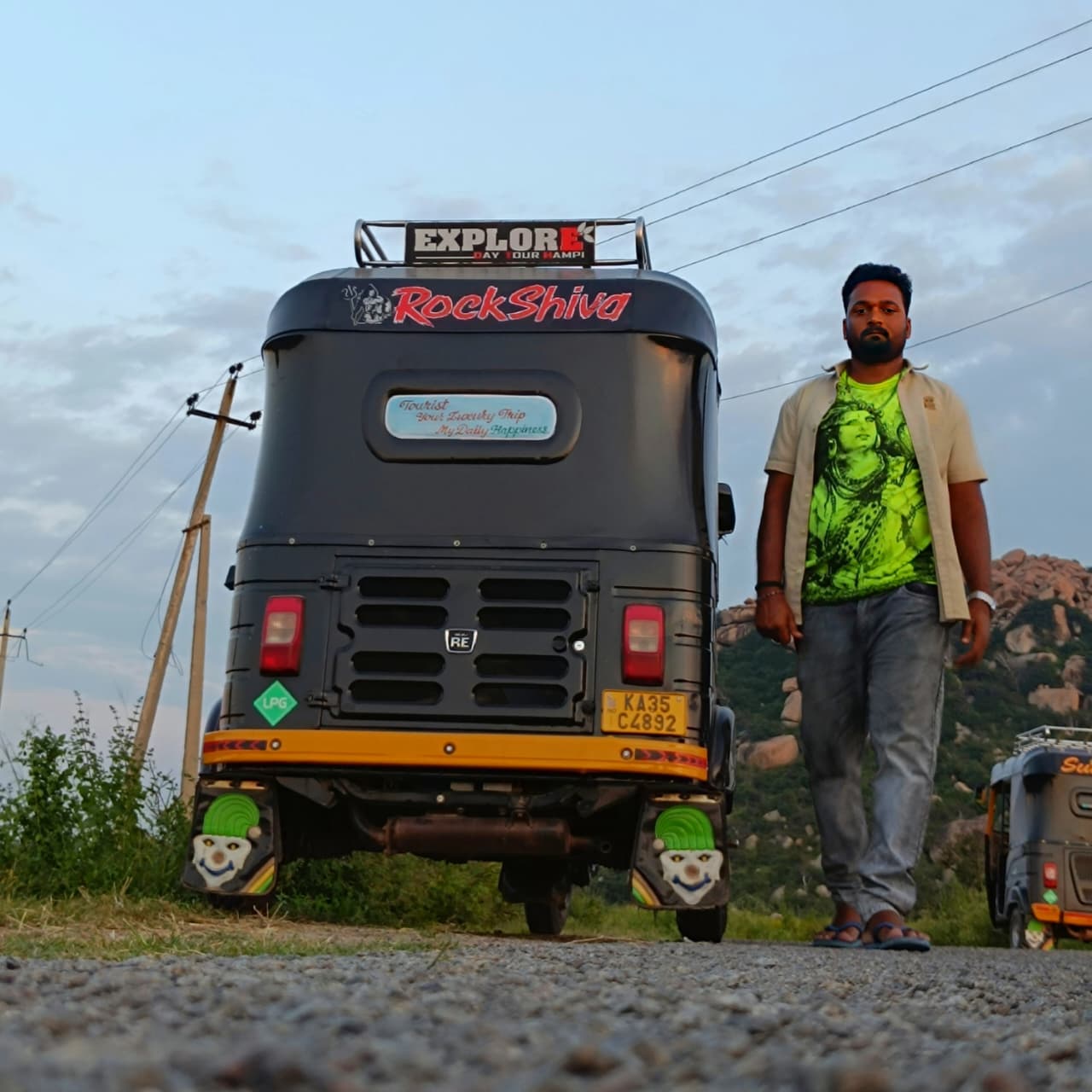Rock Shiva & the Open Road 🌅 — Rock Shiva Hampi Tours
